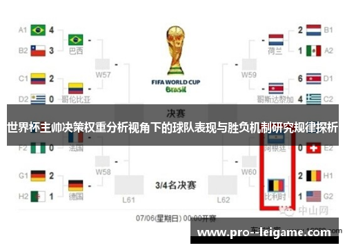 世界杯主帅决策权重分析视角下的球队表现与胜负机制研究规律探析 世界杯主帅决策权重分析视角下的球队表现与胜负机制研究规律探析